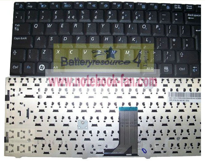 new Keyboard Samsung R519 NP-R519 9J.N8182.S0U UK Layout - Click Image to Close